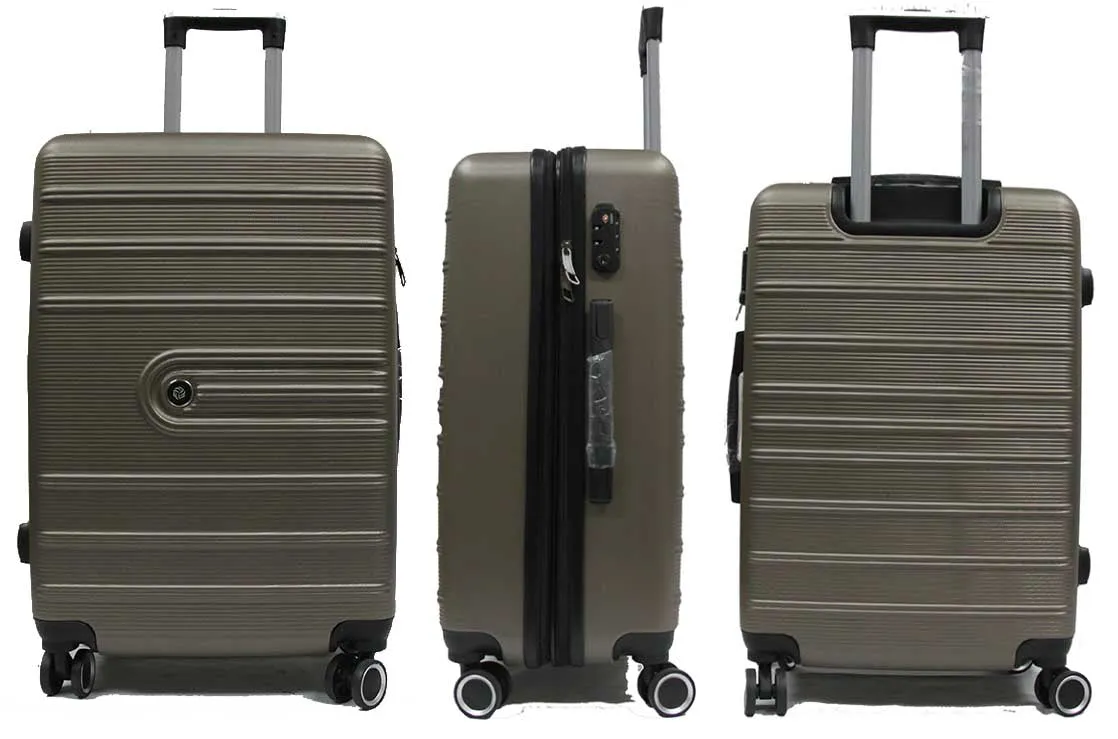 24 inch Arterial ABS Expandable Luggage with TSA Lock Spinner Wheels