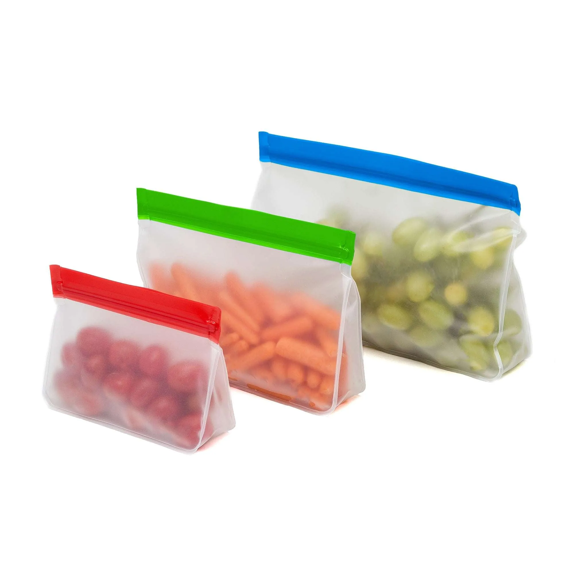 3 Piece Reusable Stand-Up Storage Bag Set - Ecolution