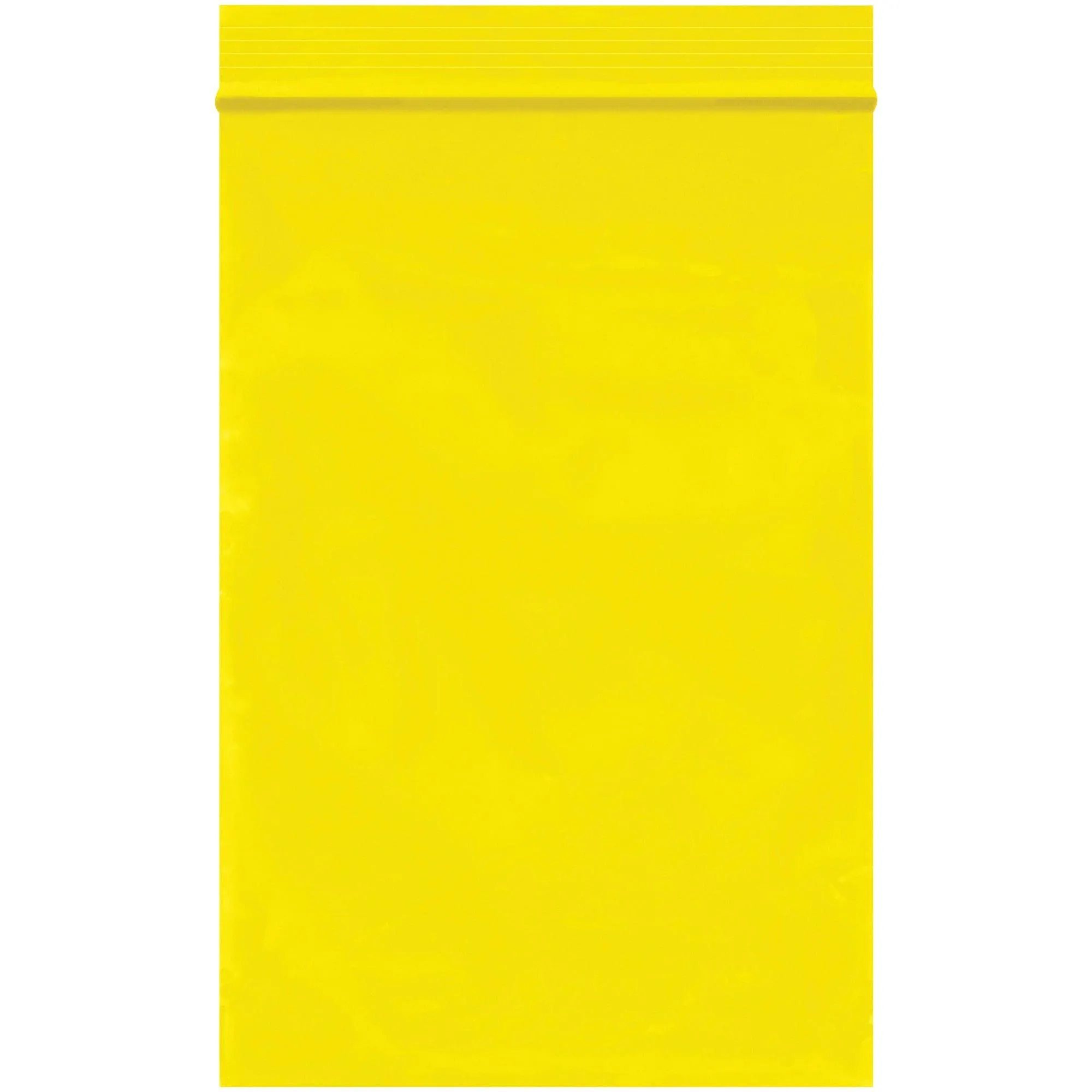 4 x 6" - 2 Mil Yellow Reclosable Poly Bags