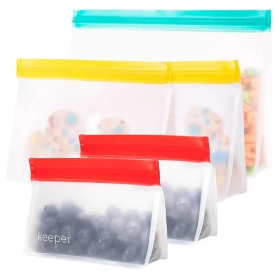 5-Piece Set: Keeper Reusable Storage Bags