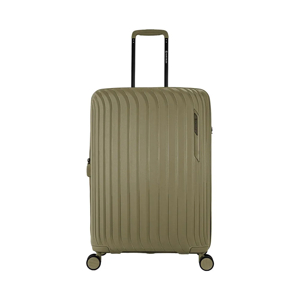 ALAIN DELON AD-1016 24" Polypropylene Double-Wheel Expandable Hard Case Spinner - Green