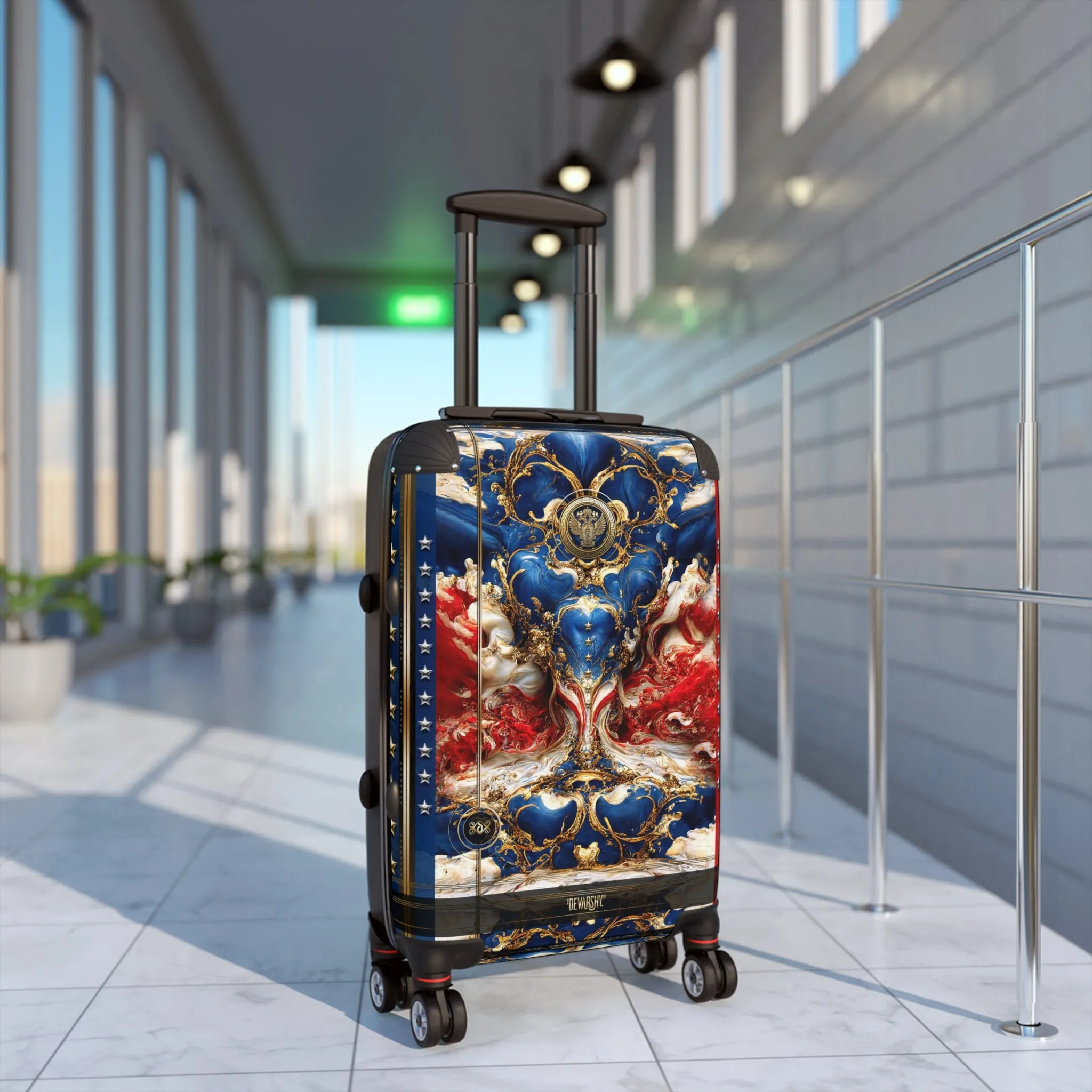 AMERICAN Patriot Suitcase Luxury Travel Luggage Carry-on Suitcase Hard Shell Suitcase in 3 Sizes | D20154