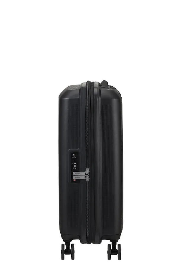 American Tourister Aerostep Expandable 55cm Cabin Spinner | Black