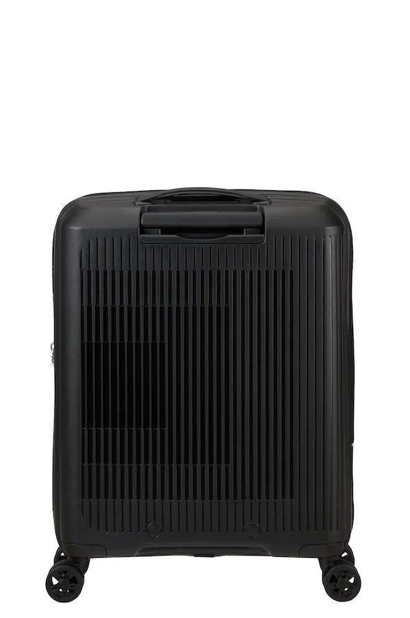 American Tourister Aerostep Expandable 55cm Cabin Spinner | Black