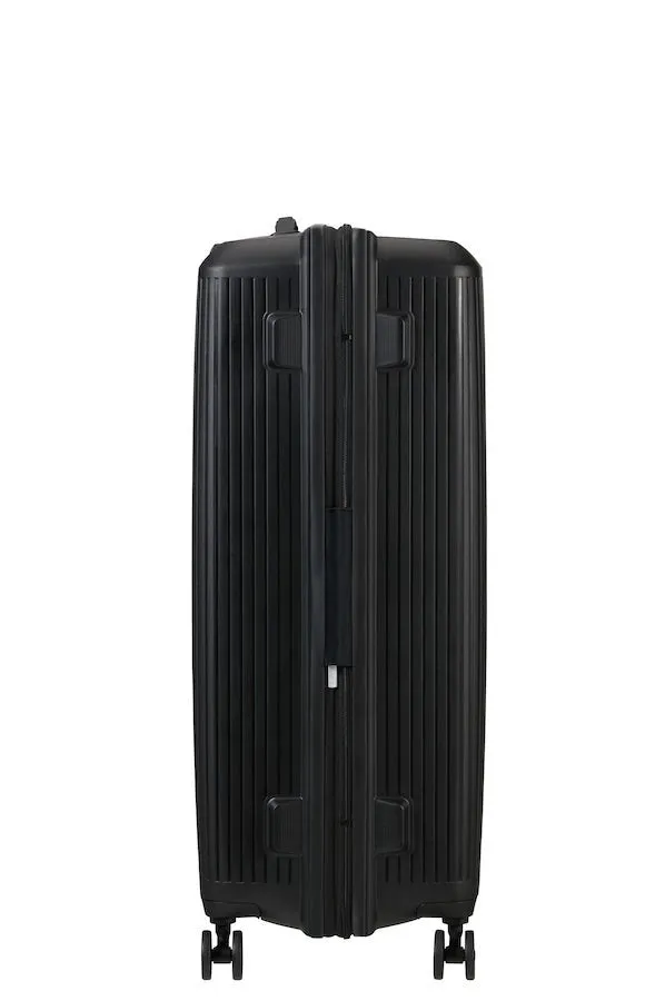 American Tourister Aerostep Expandable 77cm Large Spinner | Black