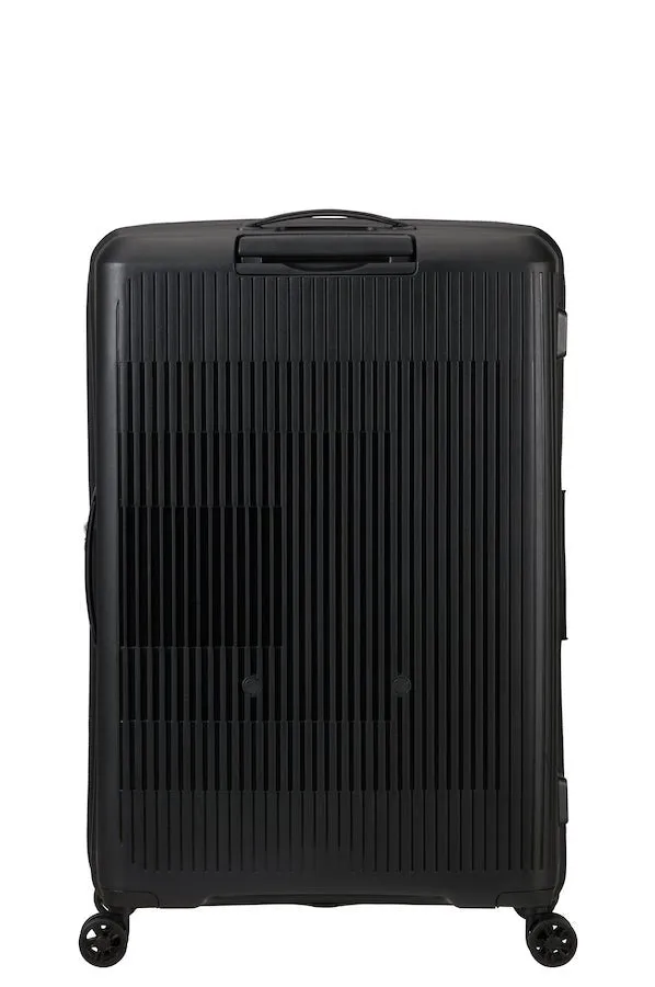 American Tourister Aerostep Expandable 77cm Large Spinner | Black