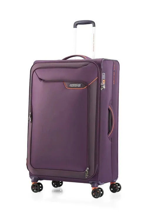 AMERICAN TOURISTER APPLITE 4 ECO SPINNER 82CM Large EXP TSA - PURPLE/ORANGE