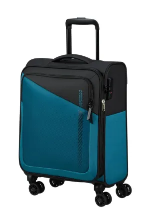 American Tourister Daring Dash 55cm Cabin Spinner - Expandable | Black/Blue