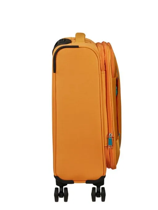 American Tourister Pulsonic 55cm Cabin Spinner - Expandable | Sunset Yellow