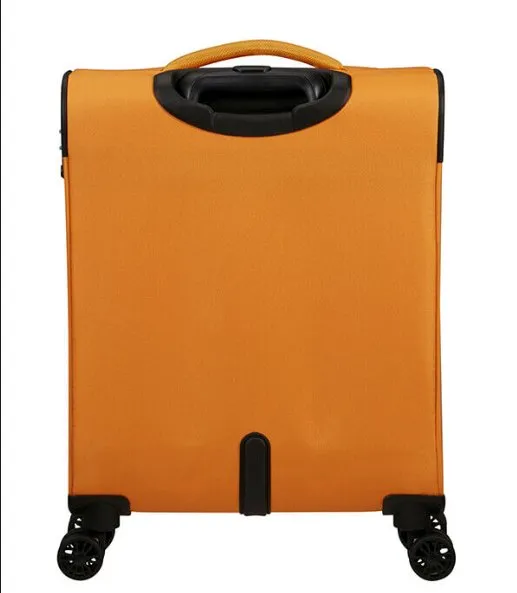 American Tourister Pulsonic 55cm Cabin Spinner - Expandable | Sunset Yellow