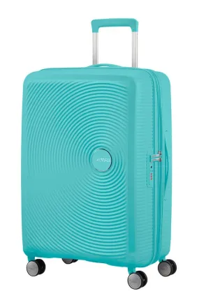 American Tourister Soundbox 67cm Medium Spinner-Expandable | Poolside Blue