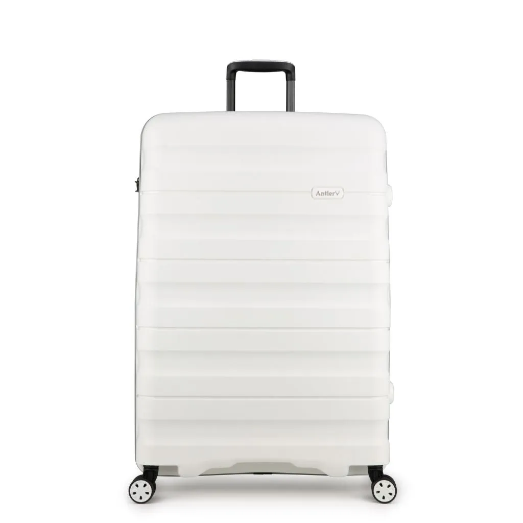 Antler Lincoln 80.5cm Large Hardsided Luggage - White