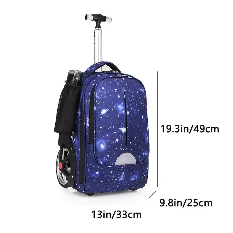 Bag 1pc 20 Inch High-capacity Large Wheel Trolley Schoolbag Luggage Bag