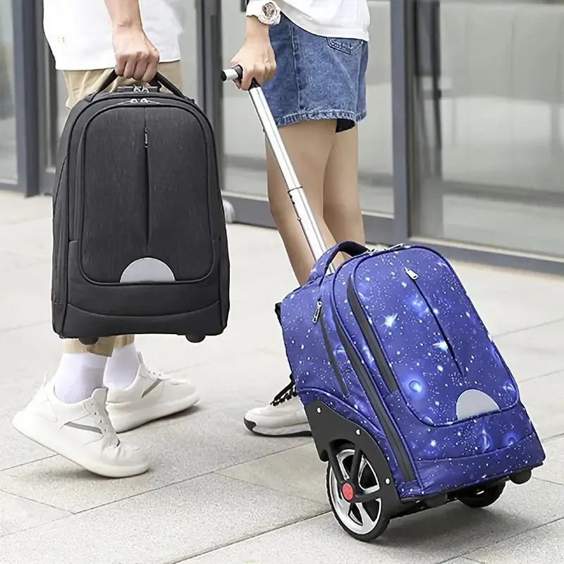 Bag 1pc 20 Inch High-capacity Large Wheel Trolley Schoolbag Luggage Bag