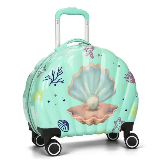 BEAUTIFUL SHELL LUGGAGE BAG SET