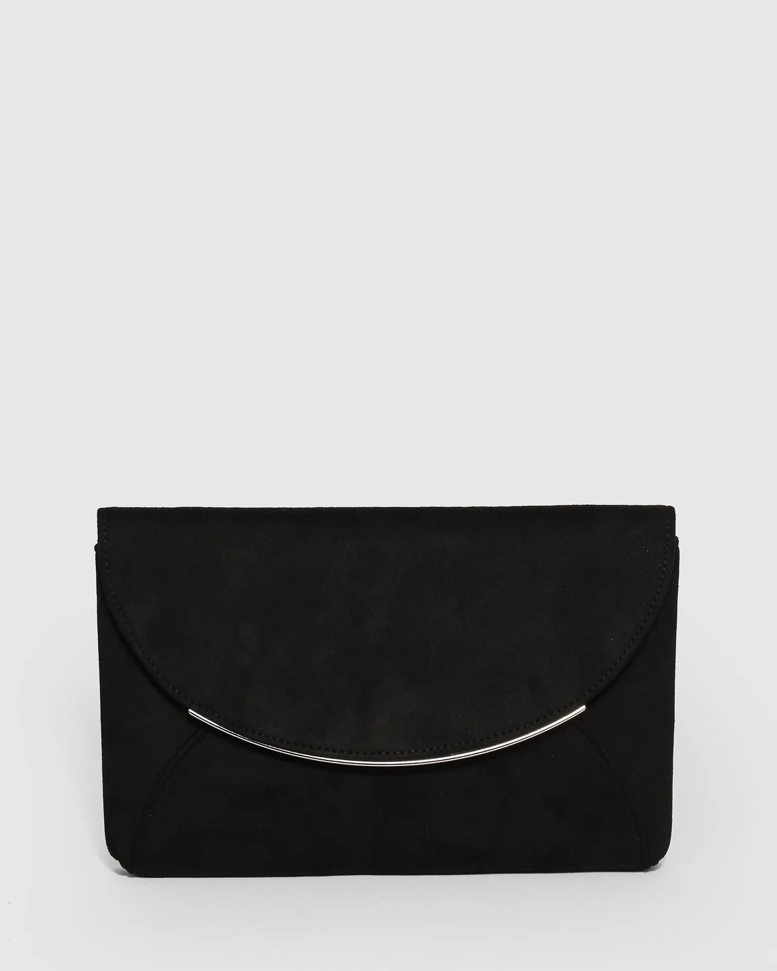 Black Dalila Envelope Clutch Bag