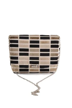 Block Black Square Clutch