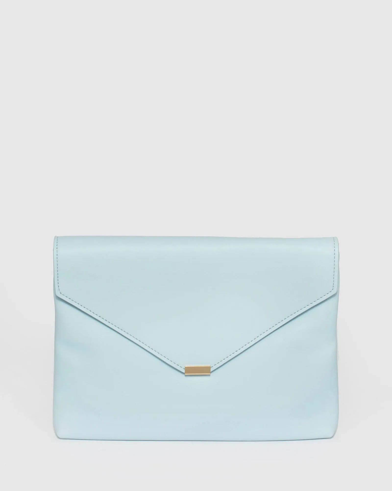 Blue Desdemona Envelope Clutch Bag