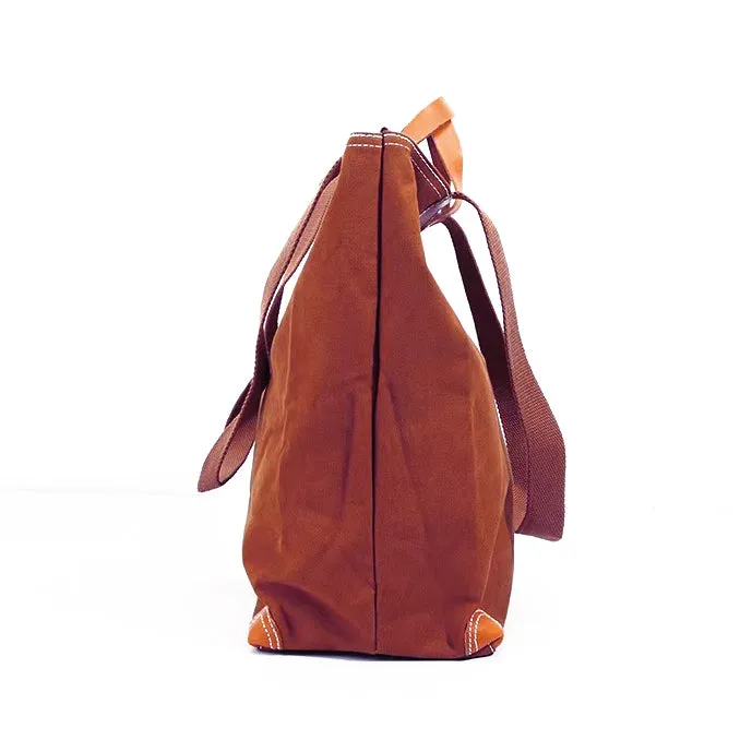 Canvas leather tote bags