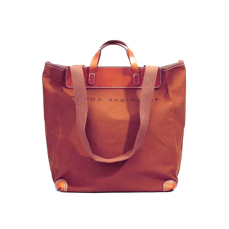 Canvas leather tote bags