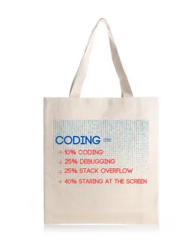 Coding -  Canvas Reusable Bags