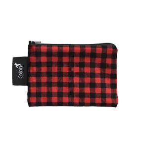 colibri small reusable snack bag - plaid