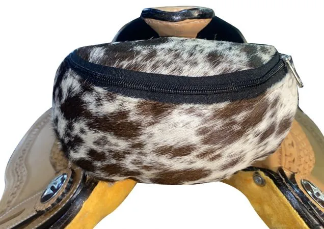 Cowhide Saddle Pouch