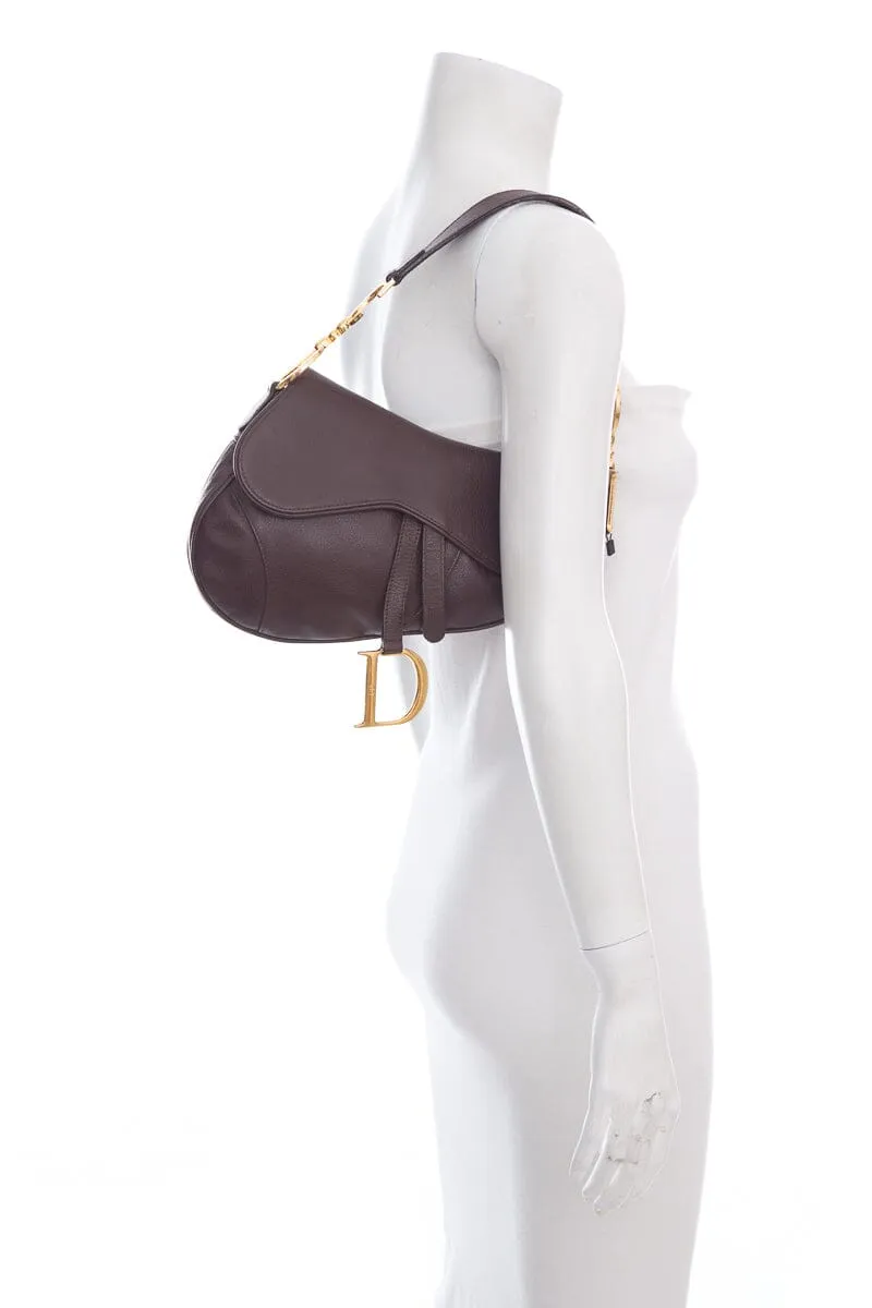 Dior Brown Saddle Handbag