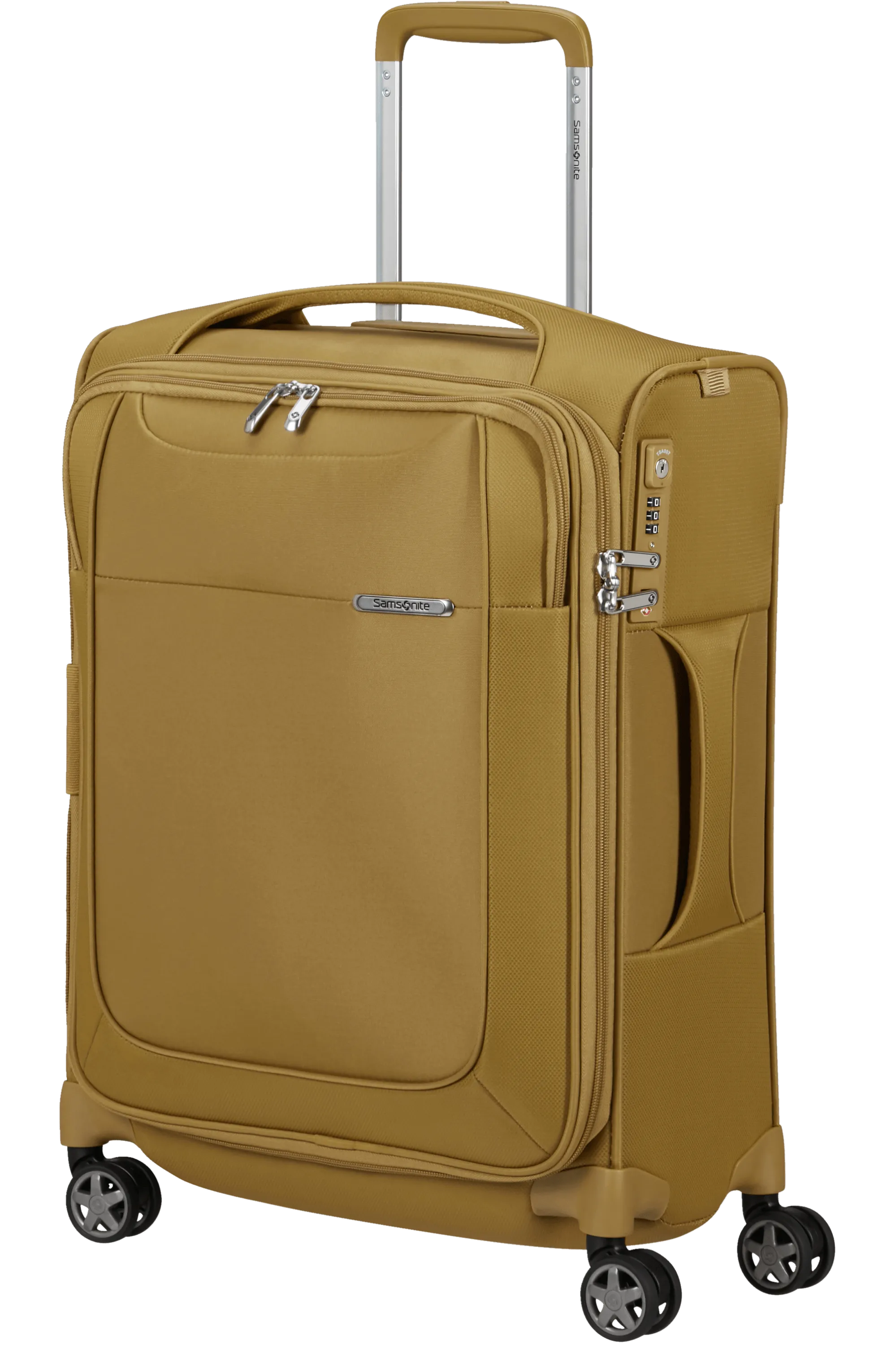 D'LITE 55cm Spinner Expandable (4 wheels) - Mustard Yellow