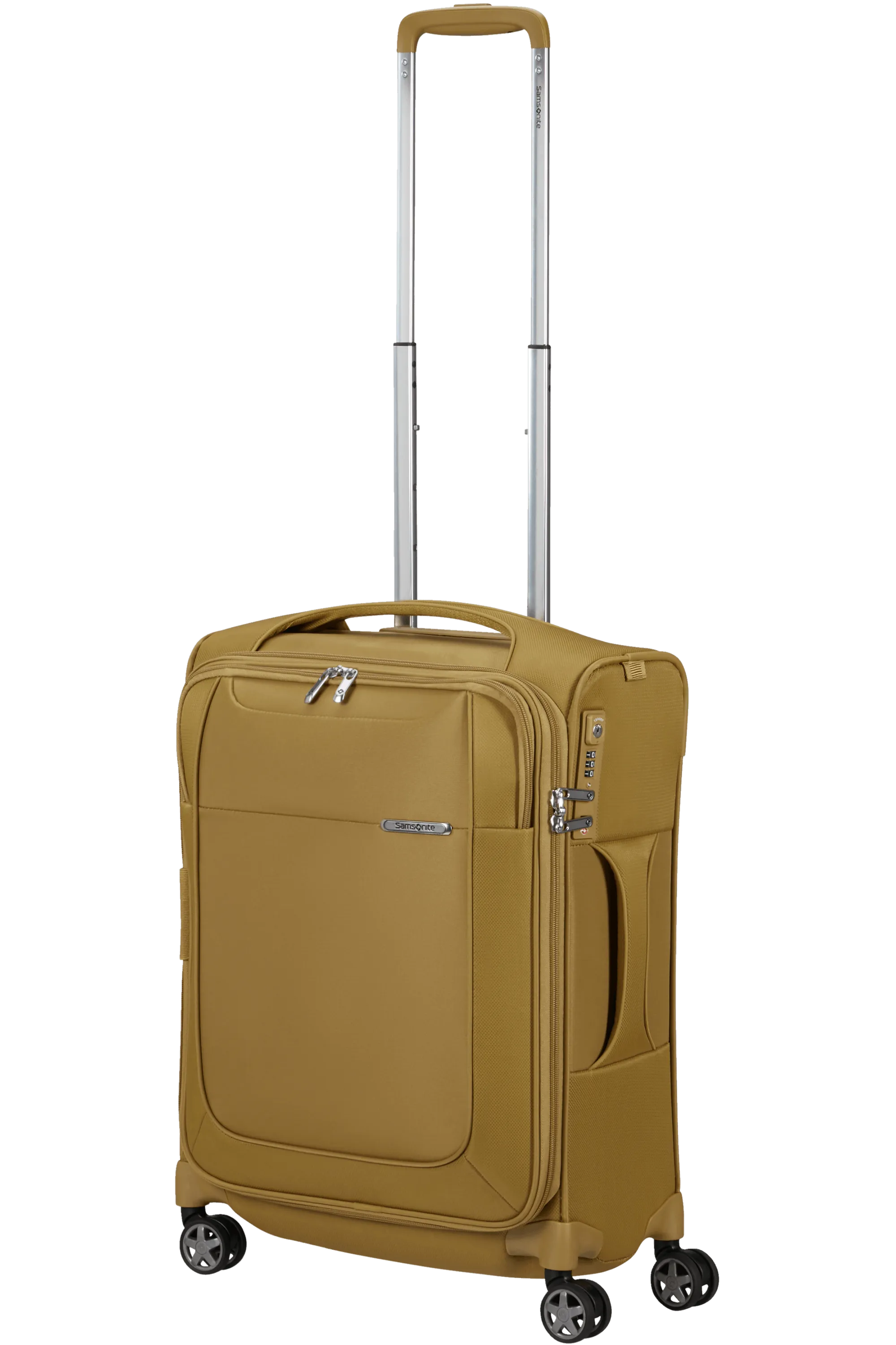 D'LITE 55cm Spinner Expandable (4 wheels) - Mustard Yellow