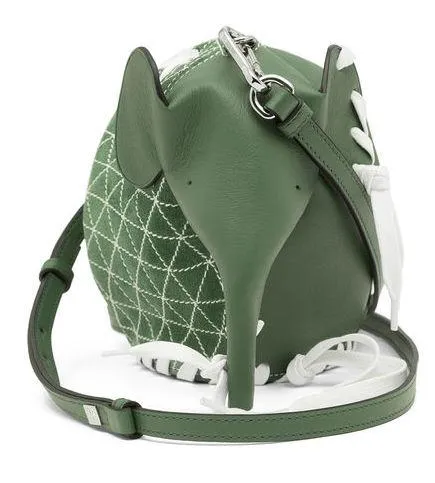 Elephant Sneakers Mini Bag Green