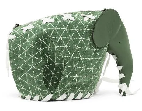 Elephant Sneakers Mini Bag Green