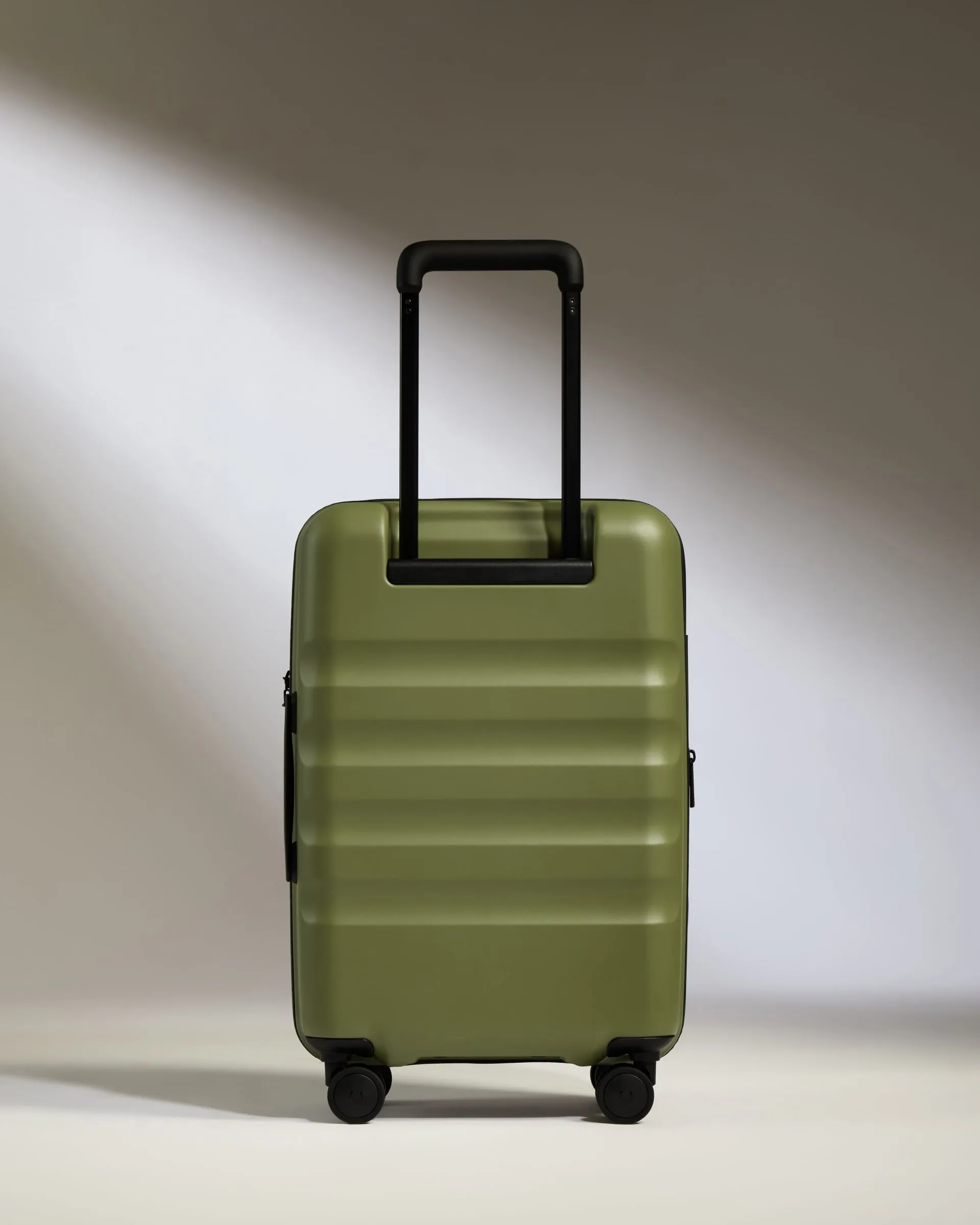 Expandable Cabin Suitcase in Fern Green - Icon Stripe