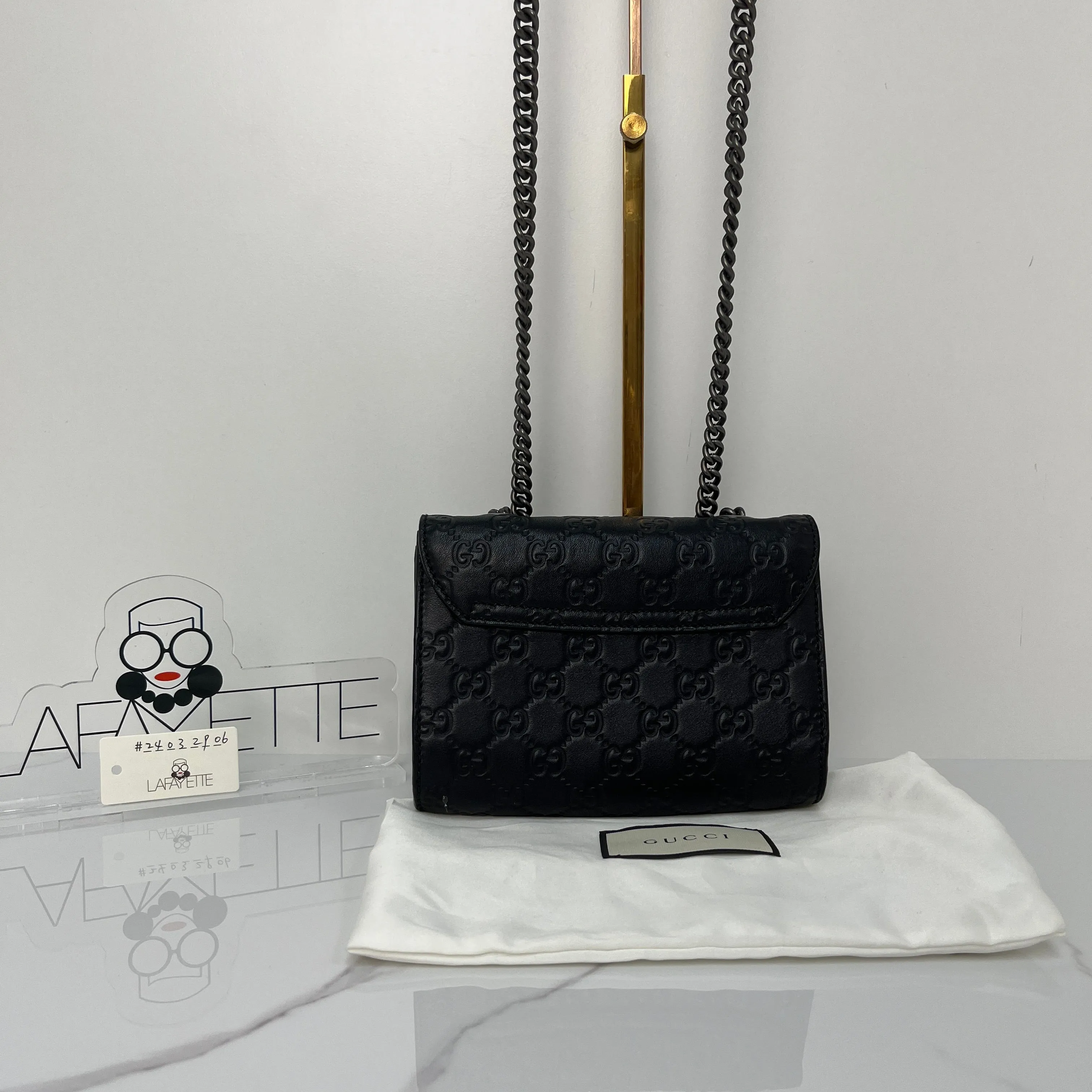 Gucci Mini Guccissima Chain Bag