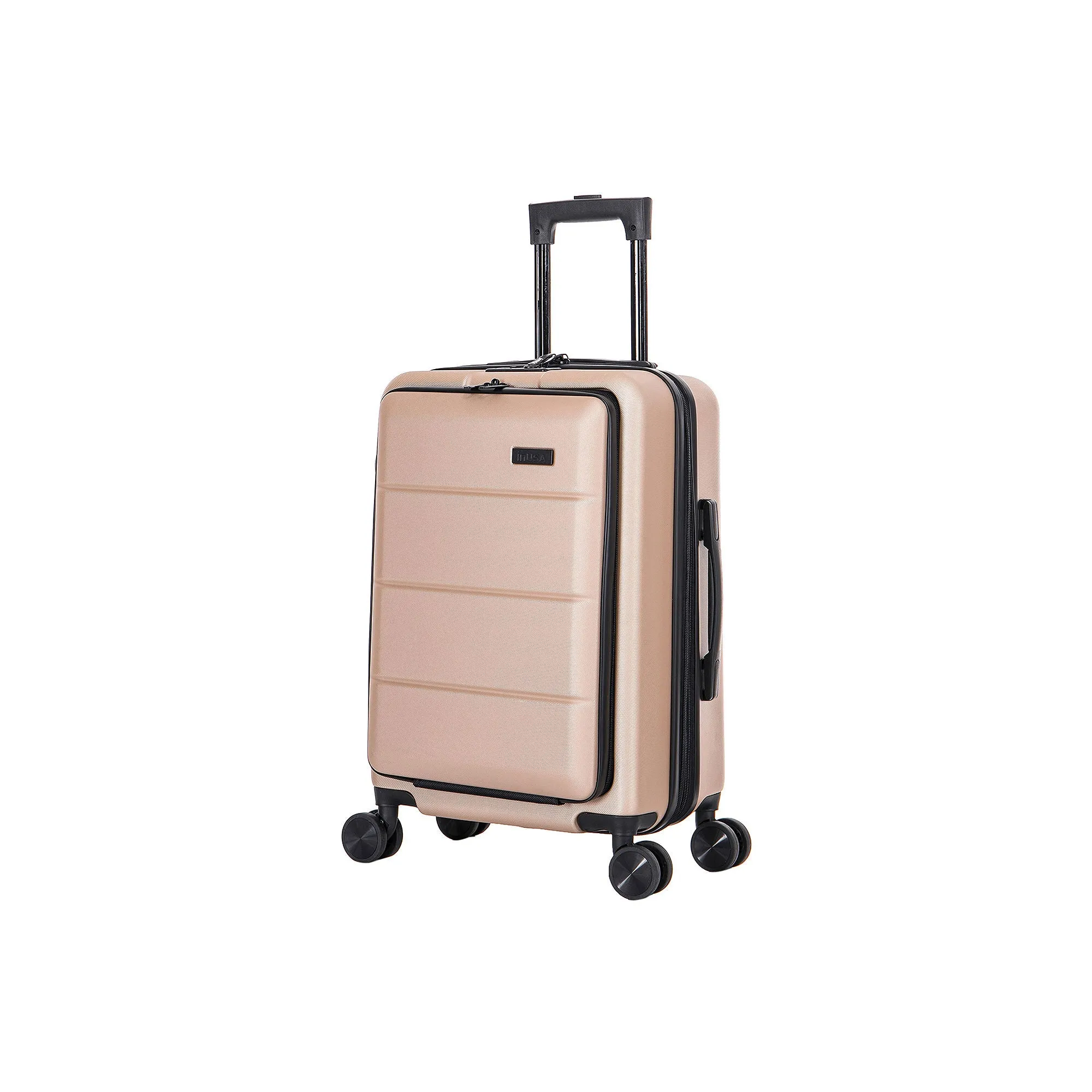 Inusa Elysian 20" Hardside Expandable Spinner Luggage - CHAMPAGNE ONE SIZE