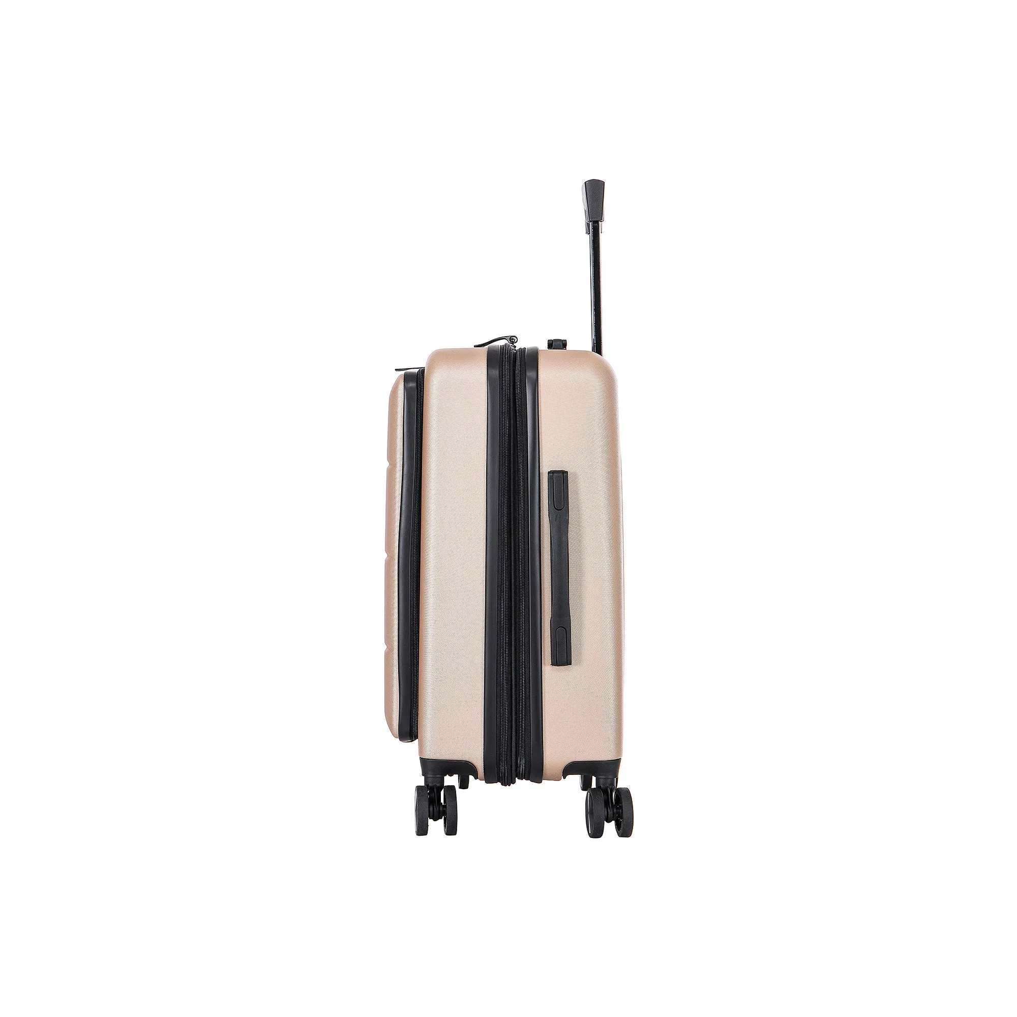 Inusa Elysian 20" Hardside Expandable Spinner Luggage - CHAMPAGNE ONE SIZE