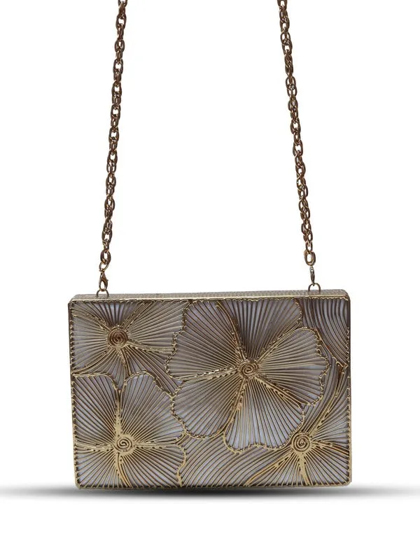 Isa Mother of Pearl Clutch