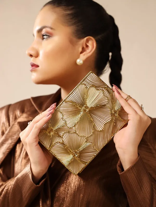 Isa Mother of Pearl Clutch