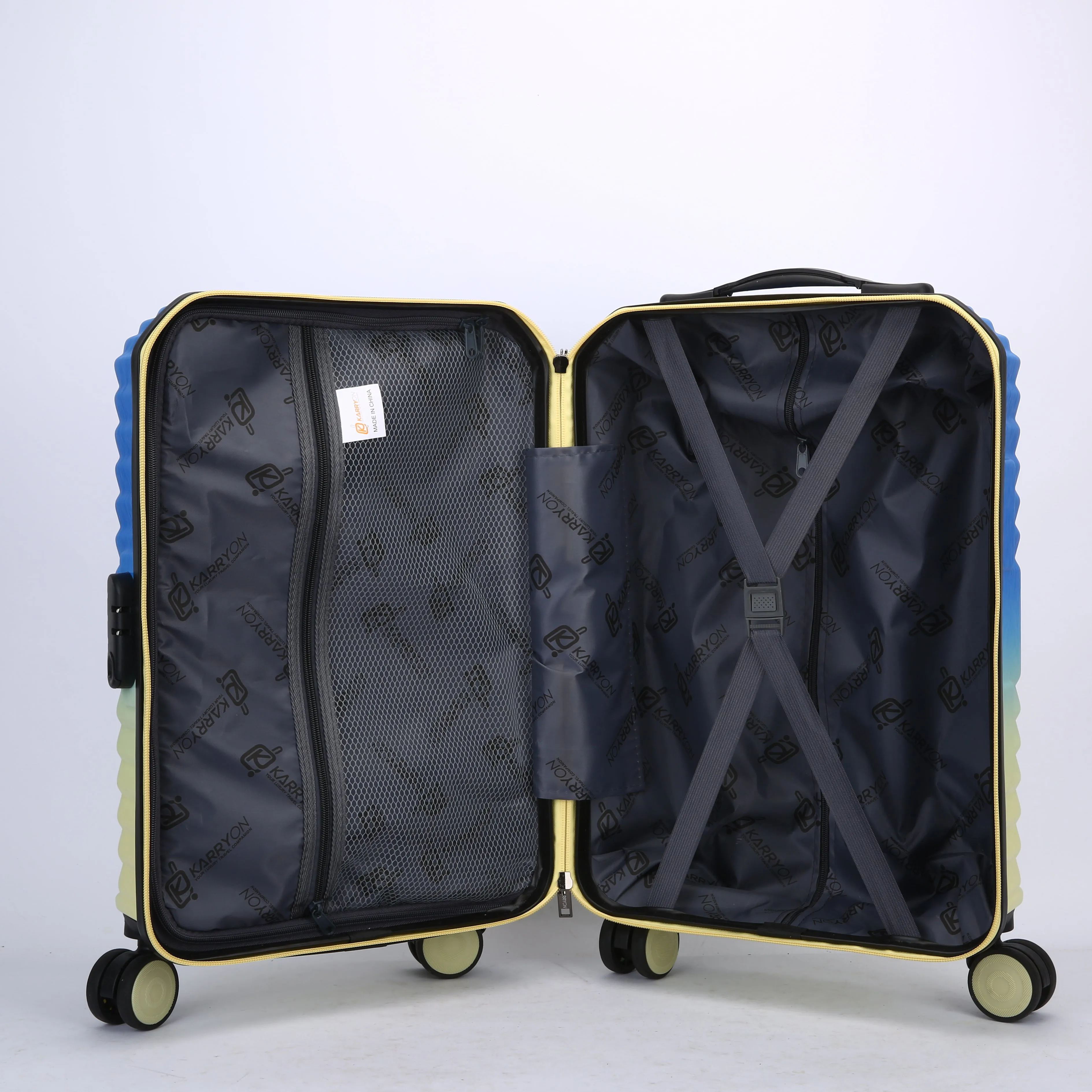 Karry-On Vibrant Hardshell Luggage 20" with 360° Spinner Wheels