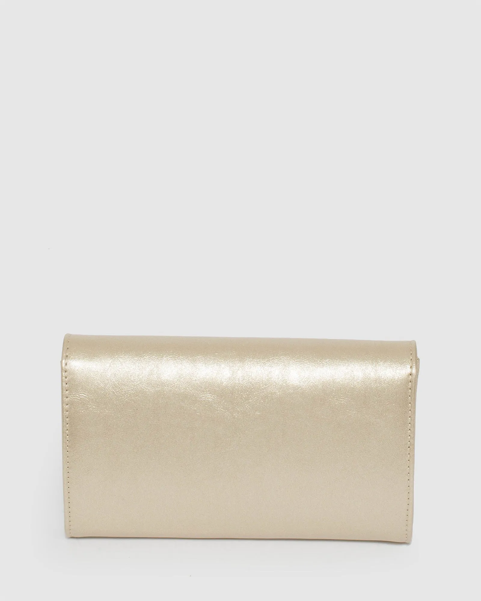 Kiah Arrow Gold Clutch Bag