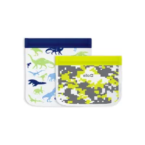 Kids Reusable Storage Bags, Set of 4