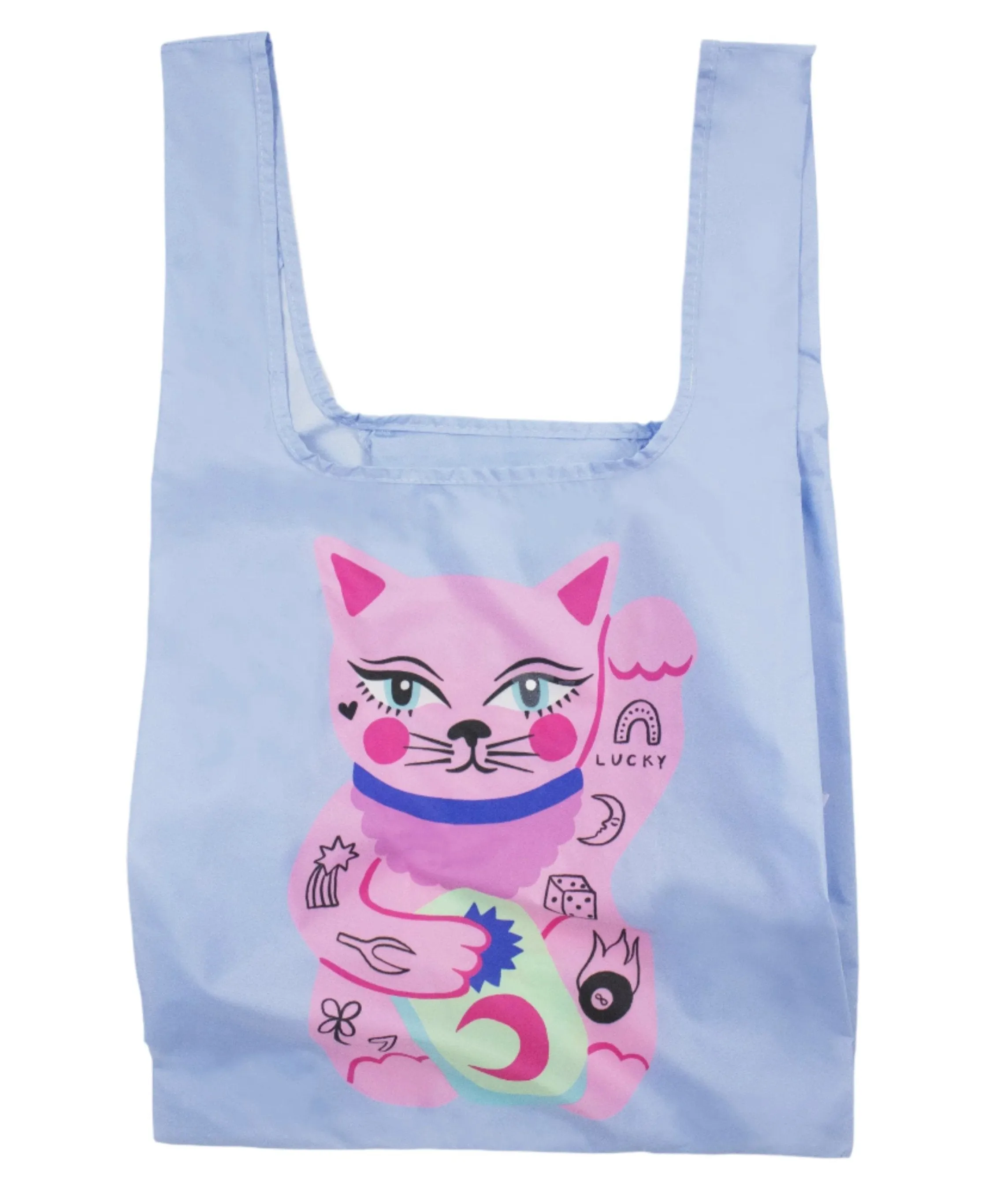 Kind Bag Medium Reusable Bag - Lucky Cat