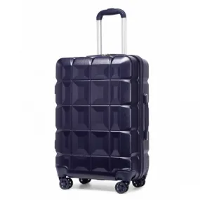 Kono 28 Inch Lightweight Hard Shell ABS Suitcase With TSA Lock - Navy