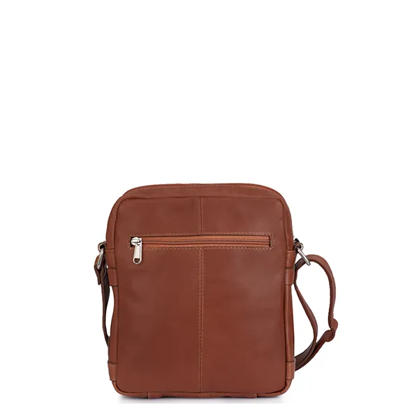 Leather Crossbody Sling Bag - Unisex