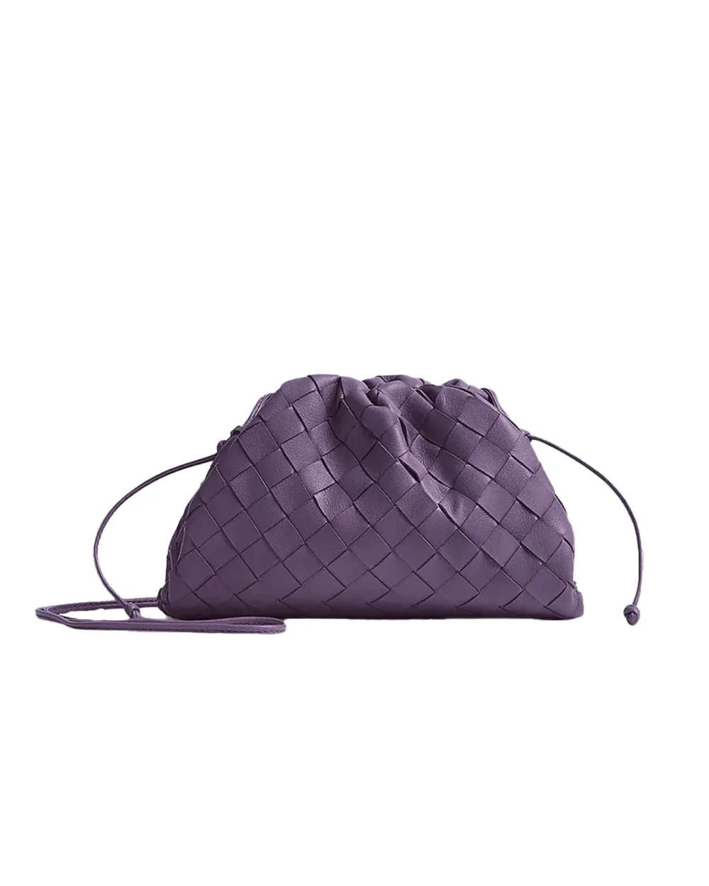 Mini Pouch Crossbody in Eggplant