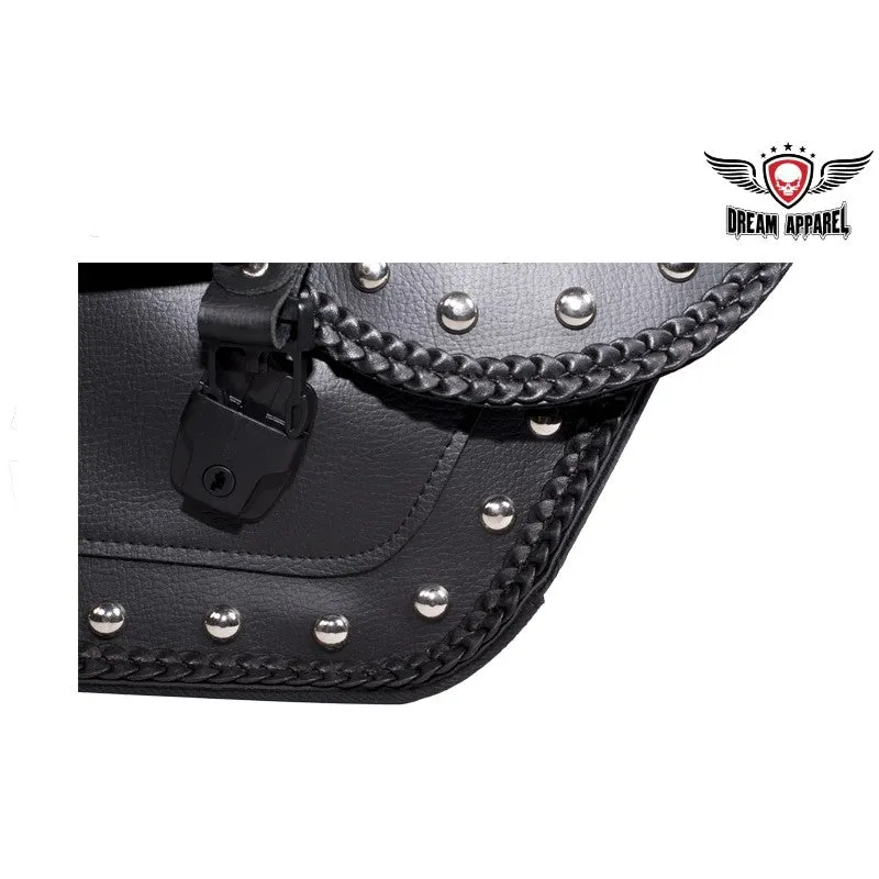 Motorcycle Saddlebag With Heavy Duty Quick Release