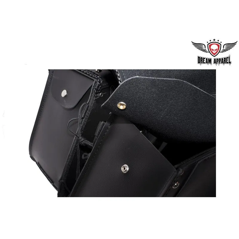 Motorcycle Saddlebag With Heavy Duty Quick Release