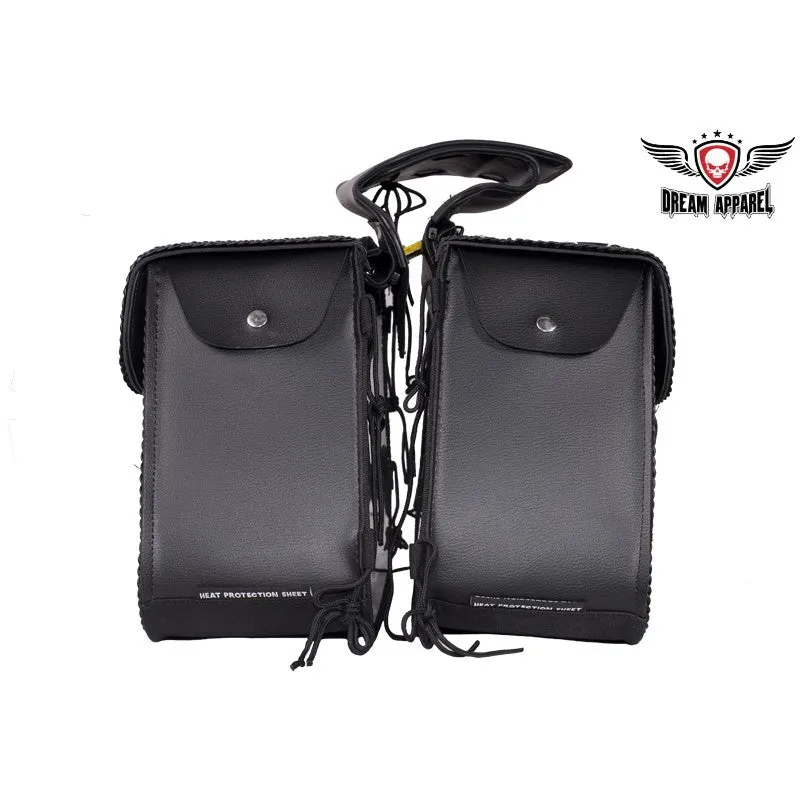 Motorcycle Saddlebag With Heavy Duty Quick Release