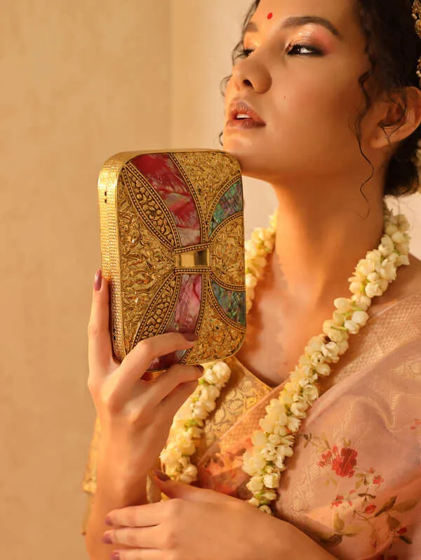 Naina Mother of Pearl Clutch