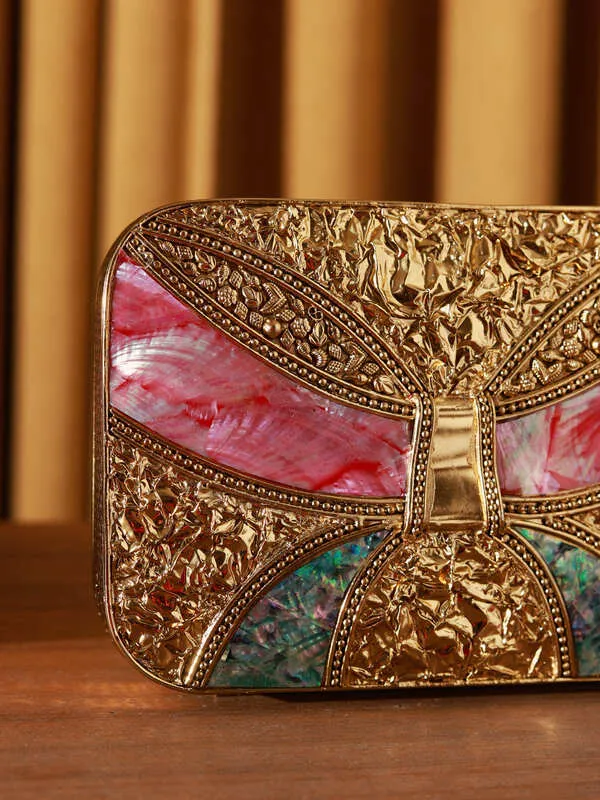 Naina Mother of Pearl Clutch